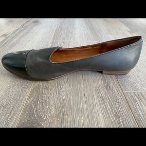 Leather flats